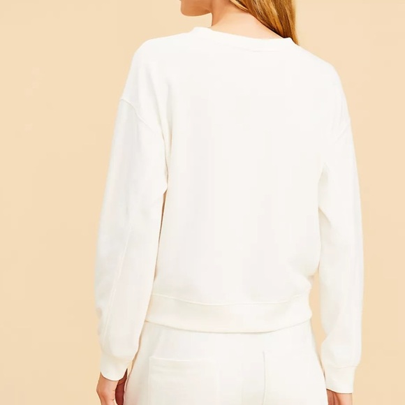 LOFT Lou&Grey Cozy Cotton Spring Break sweatshirt - Picture 5 of 5